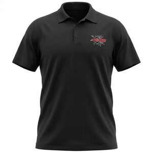 NIKE GOLF Dri-Fit Polo Shirt Mens XXL Black Embroidered MOTOWN Activewear Golfer